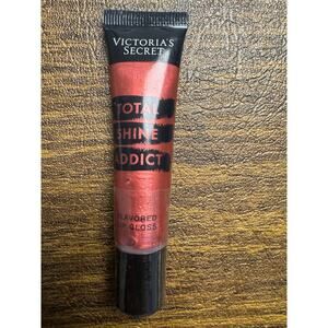 Victoria's Secret Total Shine Addict Flame Shimmer Flavored Lip Gloss .46 oz